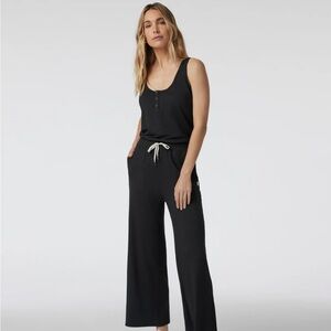 VUORI Falls Jumpsuit Black Heather size XS